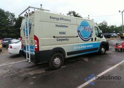 2021 Ram Promaster 2500 High Roof 159 Wb from USA, damaged, VIN 3C6LRVDG4ME527924